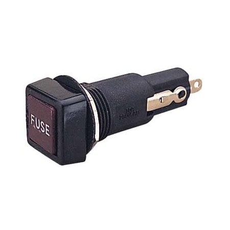 Sea-Dog Fuse Holder, 12V DC Volt Rating, Solder, Glass Fuse Type 420501-1